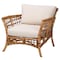 Bali & Pari Babette Modern Bohemian Natural Brown Rattan Arm Chair 239-13481-ZORO - alternate 1